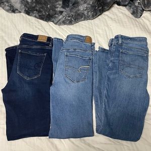 American Eagle Jeans (3 pairs)